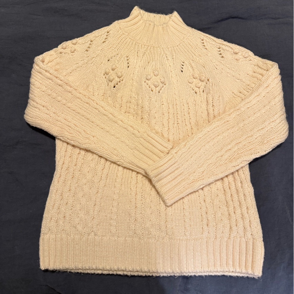 Sezane Cream Sweater